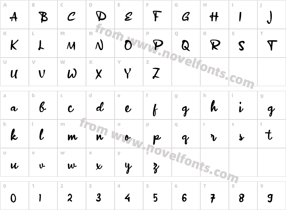 Affirmation_Character Map