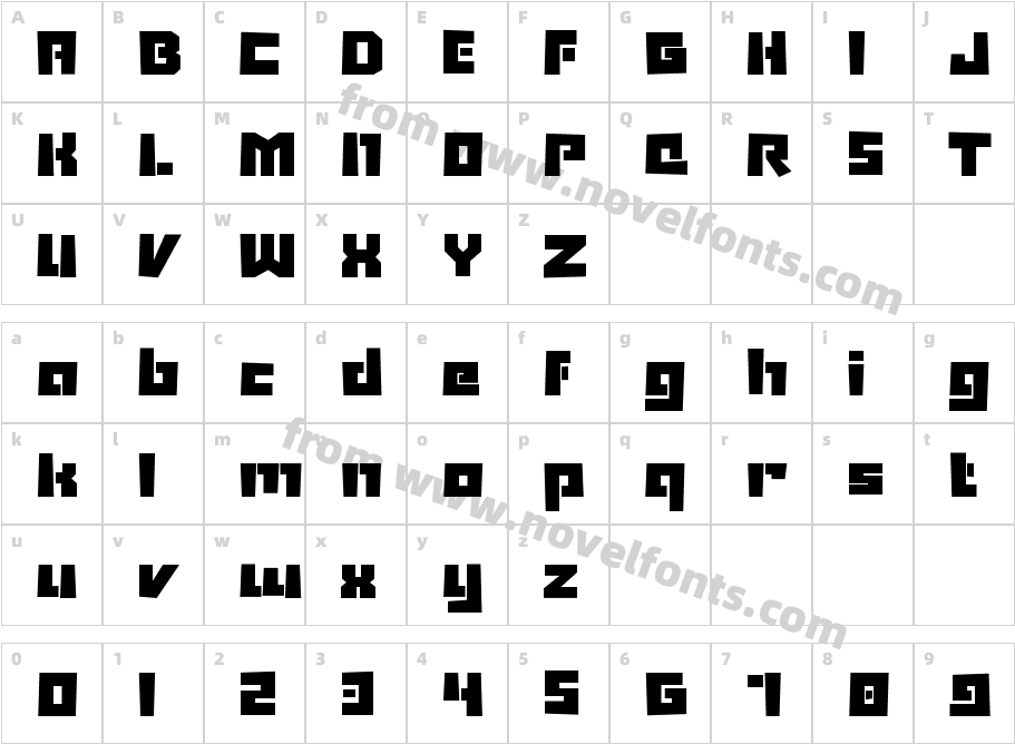 African CultureCharacter Map