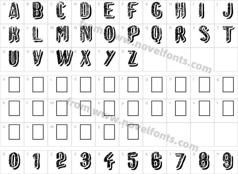 Afro AddCharacter Map