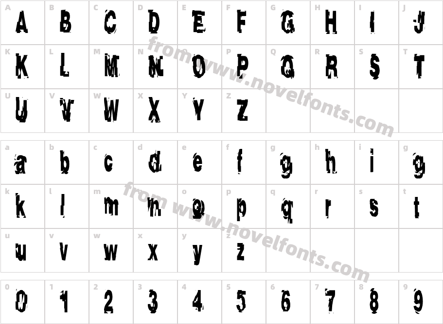 AfterShockCharacter Map