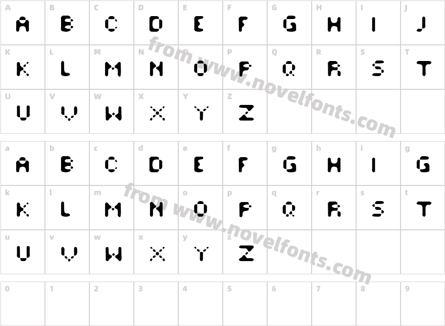 AfterfontsCharacter Map