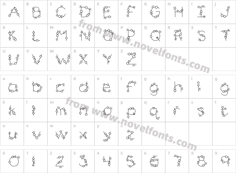 CK GeometricCharacter Map