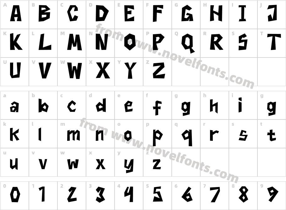 AighmoneCharacter Map