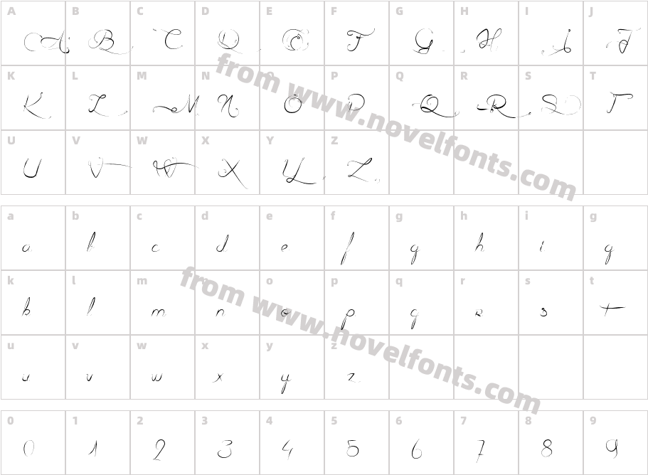 Ail et Fines Herbes ItalicCharacter Map