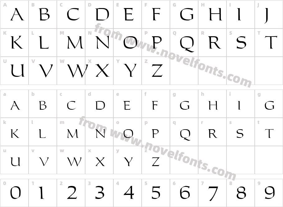 895-CAI978Character Map