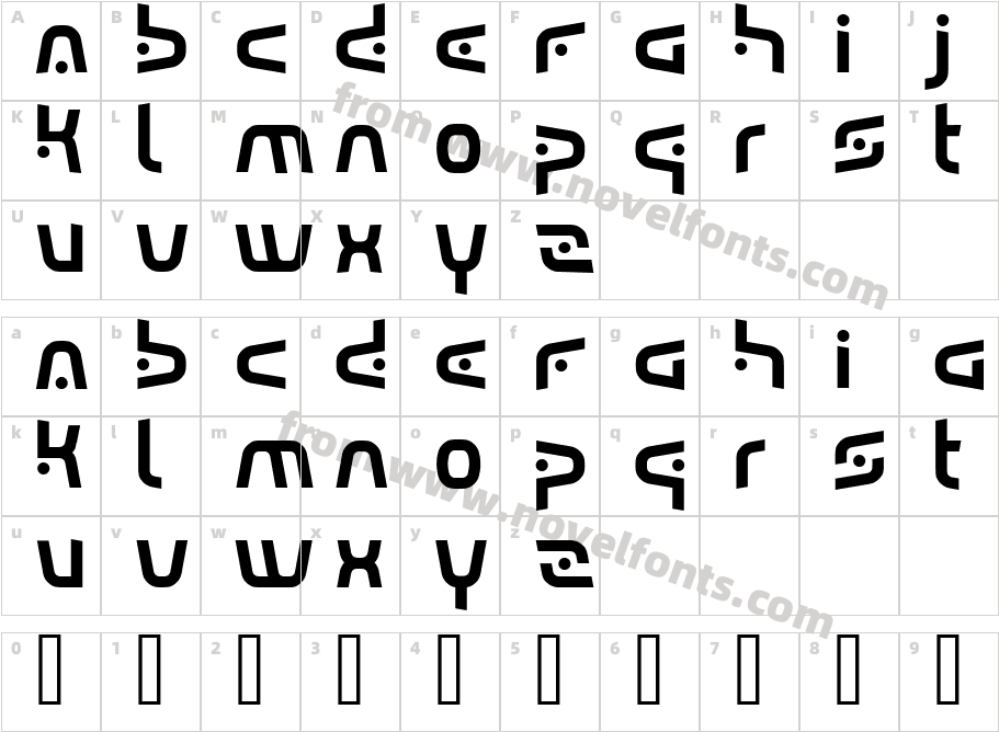 Airswing  HeadlineCharacter Map