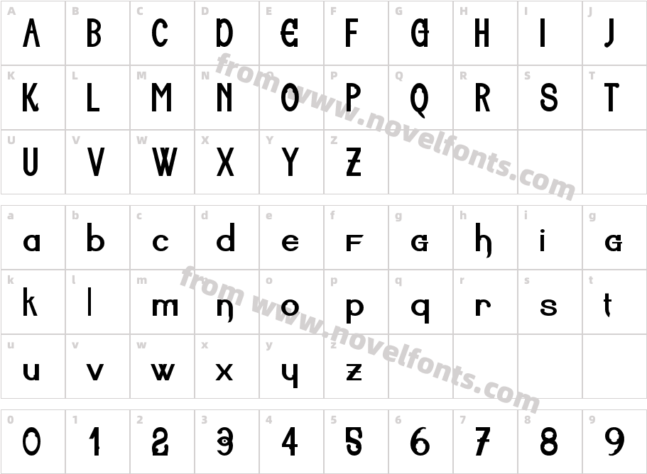 AiuruocaCharacter Map