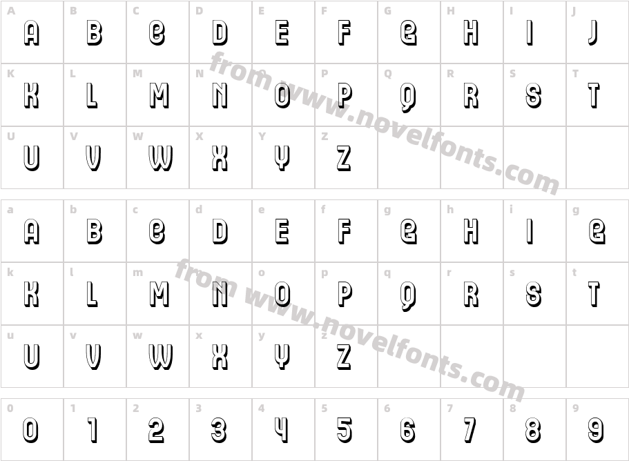 Ajanta RegularCharacter Map