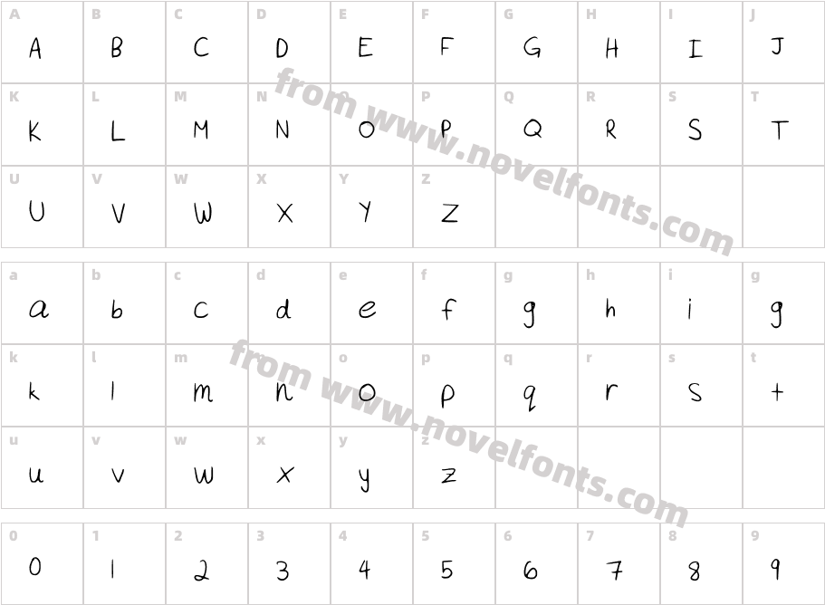 Akeylah__s_HandwritingCharacter Map