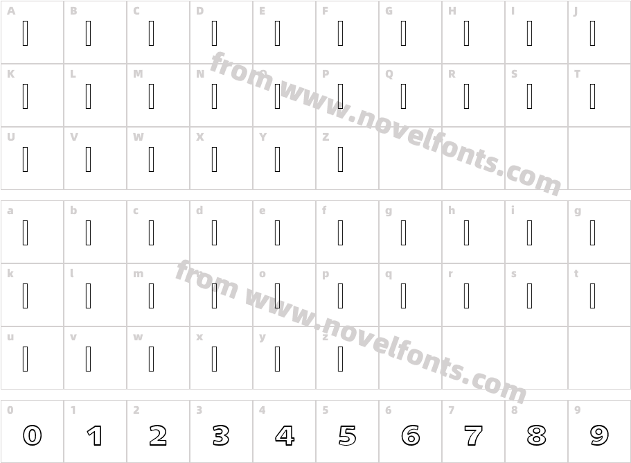 AlHarfAlJadid Linotype TwoCharacter Map