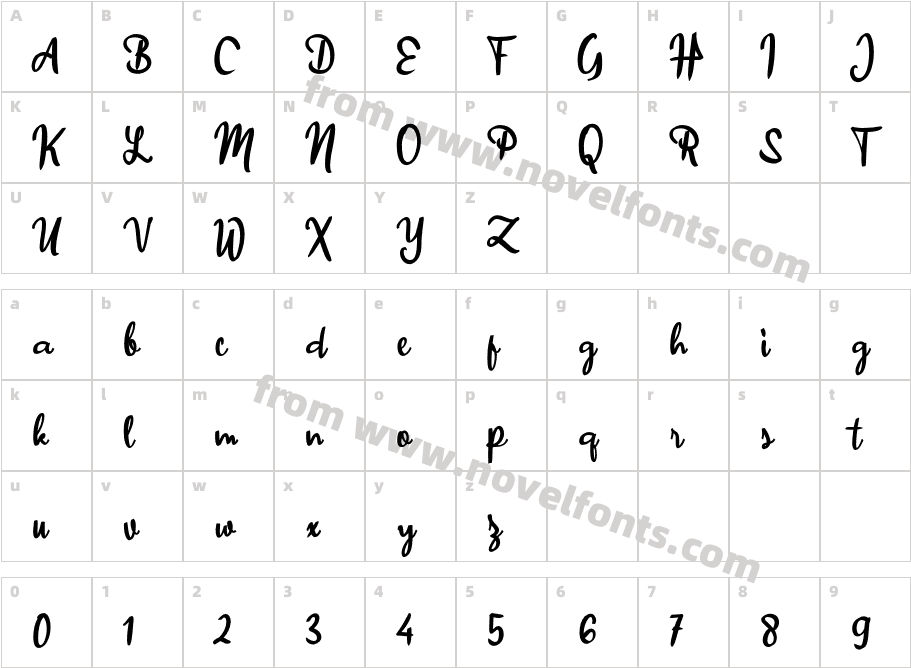 Alangkah_Character Map