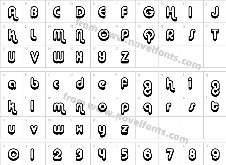 Alba SuperCharacter Map