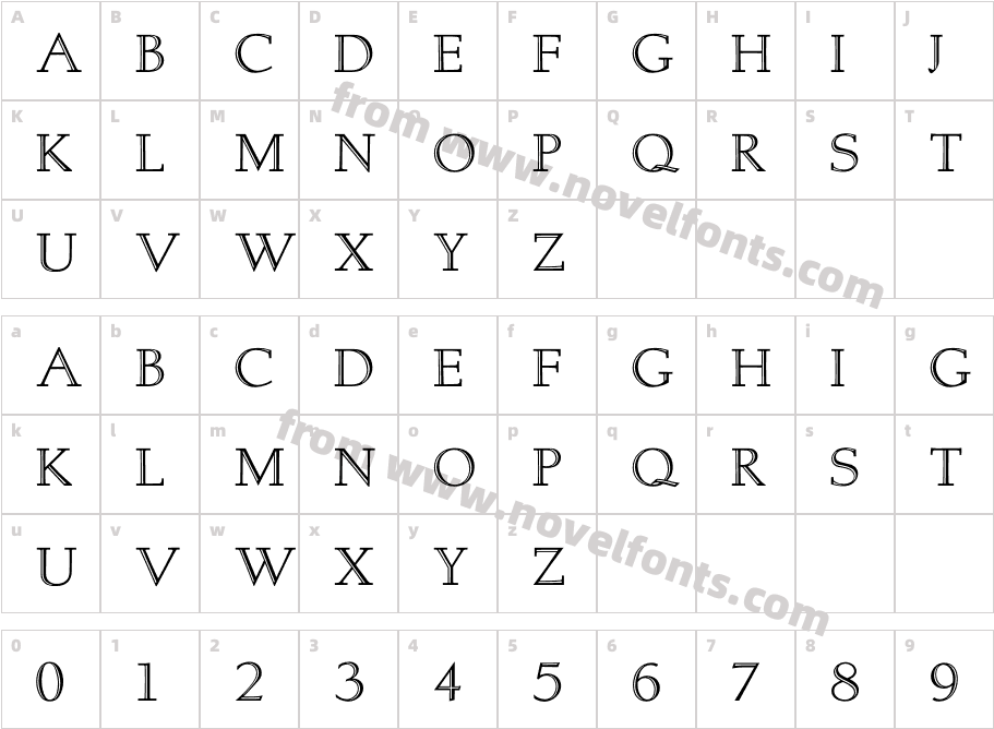 AlbertanInlineCharacter Map