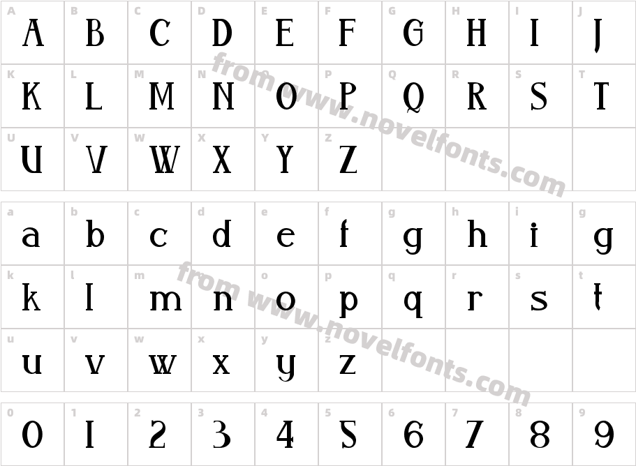 AleijadinhoCharacter Map