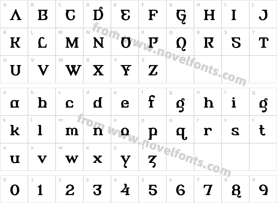 Alembic-BoldTwoCharacter Map