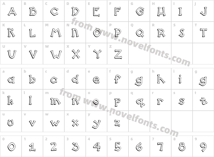 CK Shadowed BlockCharacter Map