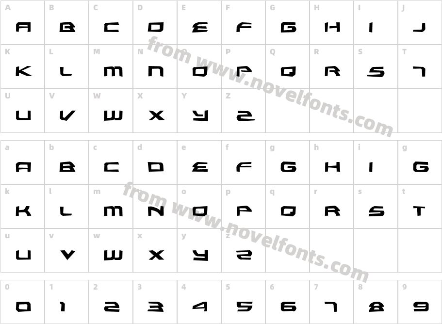 Alexis GrungeCharacter Map