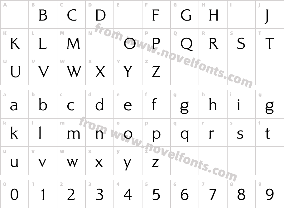 AlexonLightCharacter Map