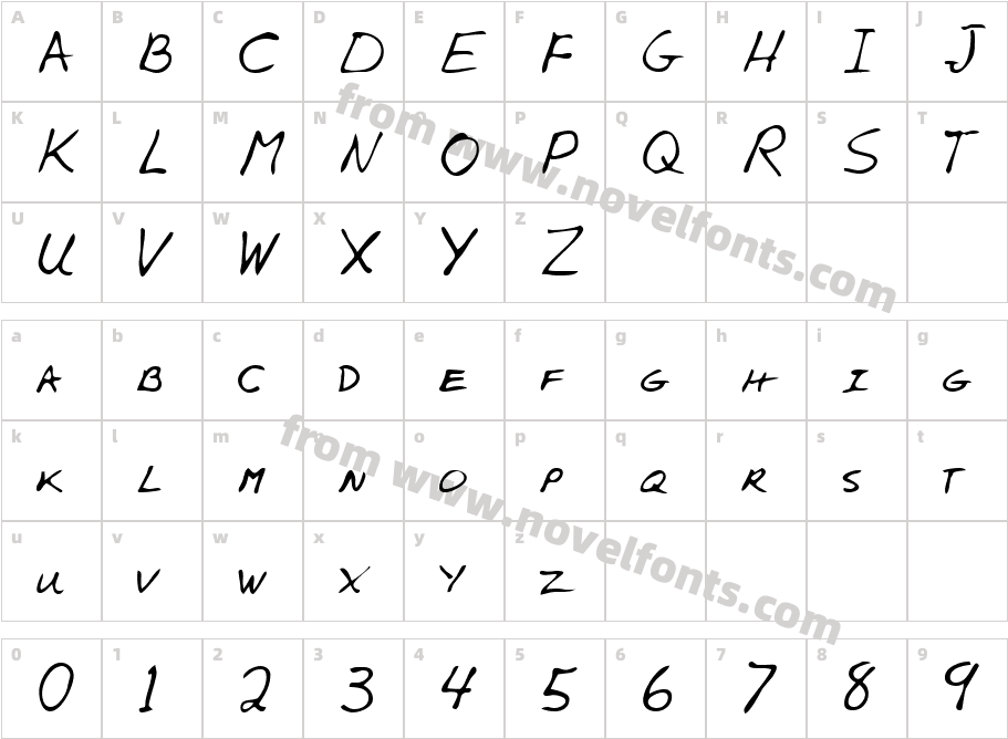 AlexsHand-PlainCharacter Map