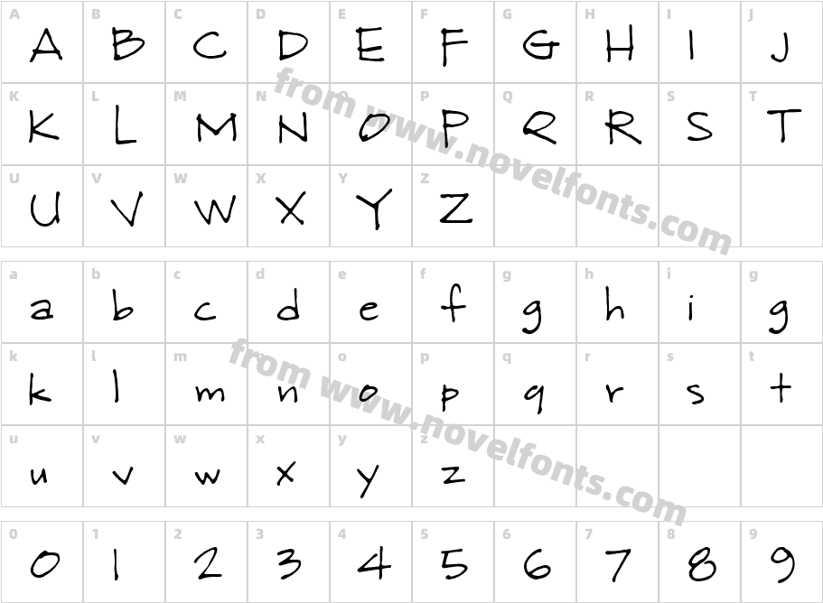 CK SketchCharacter Map