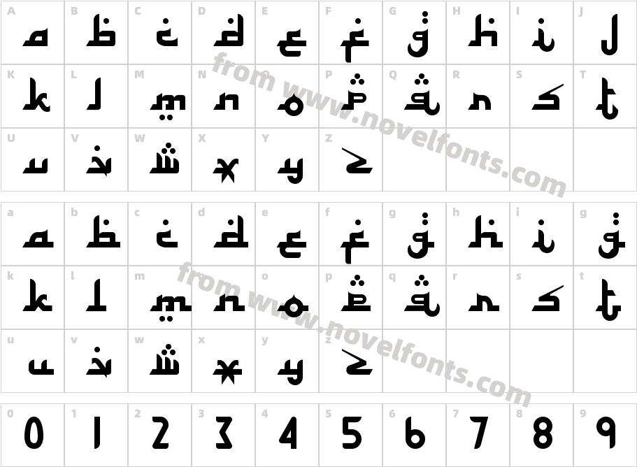 AlhambraCharacter Map