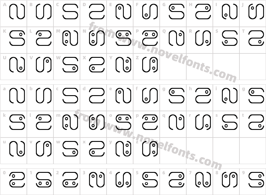 Alien LanguageCharacter Map