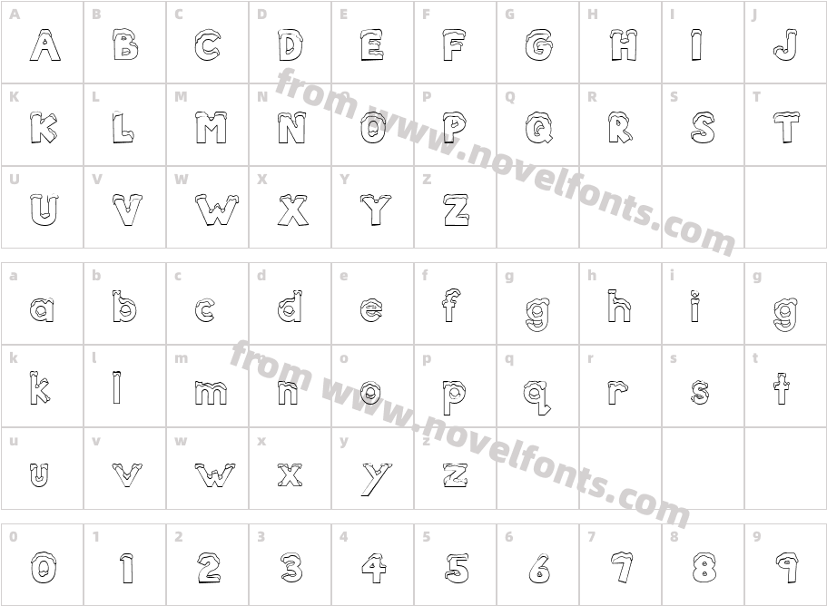 CK SnowCharacter Map