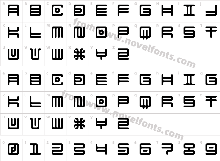 Alien double RegularCharacter Map