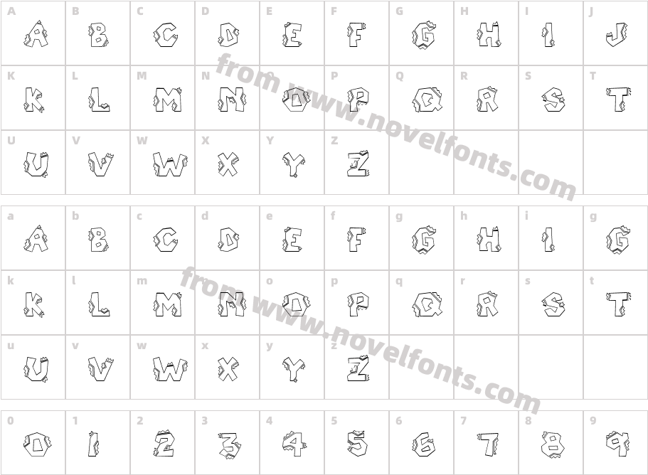 CK Spiky BlockCharacter Map