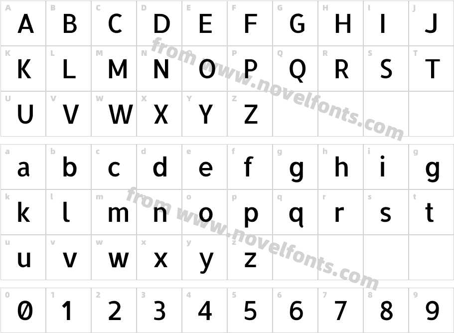 Allerta RegularCharacter Map