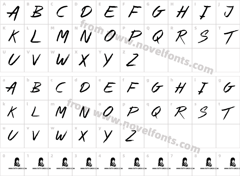 Alley CatCharacter Map