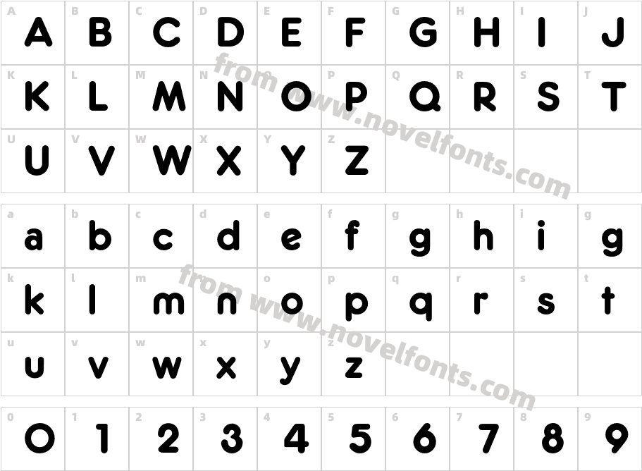 AllgemeineCharacter Map