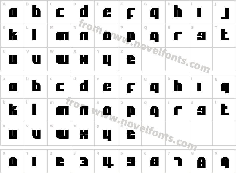 Alpha Flight SolidCharacter Map