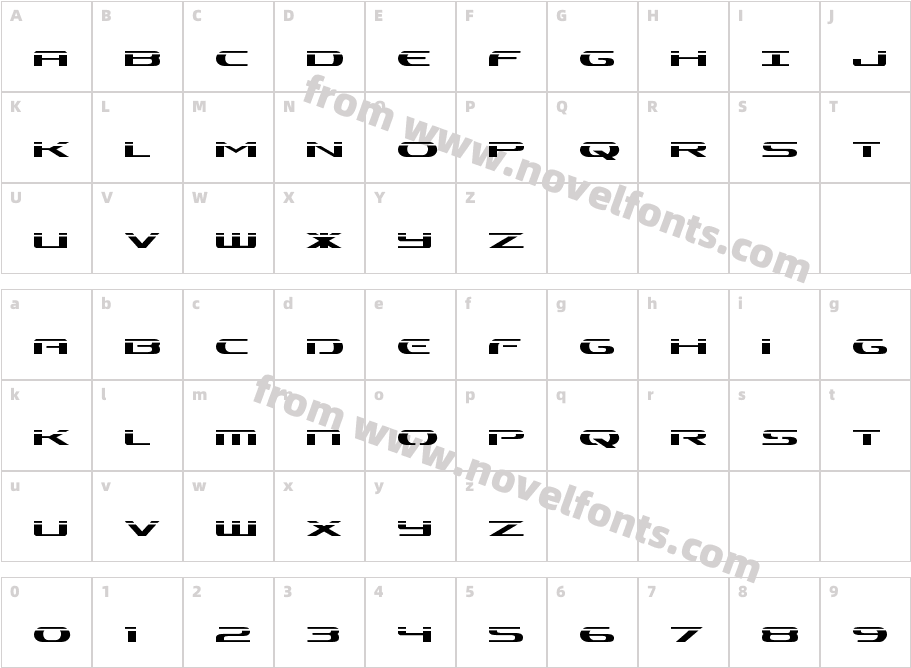 Alpha Men LaserCharacter Map