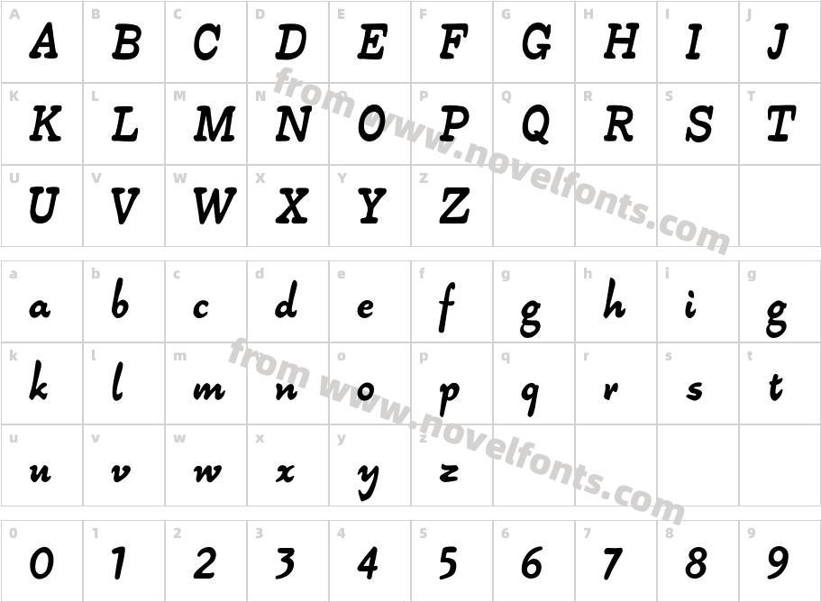 Alpha54Character Map