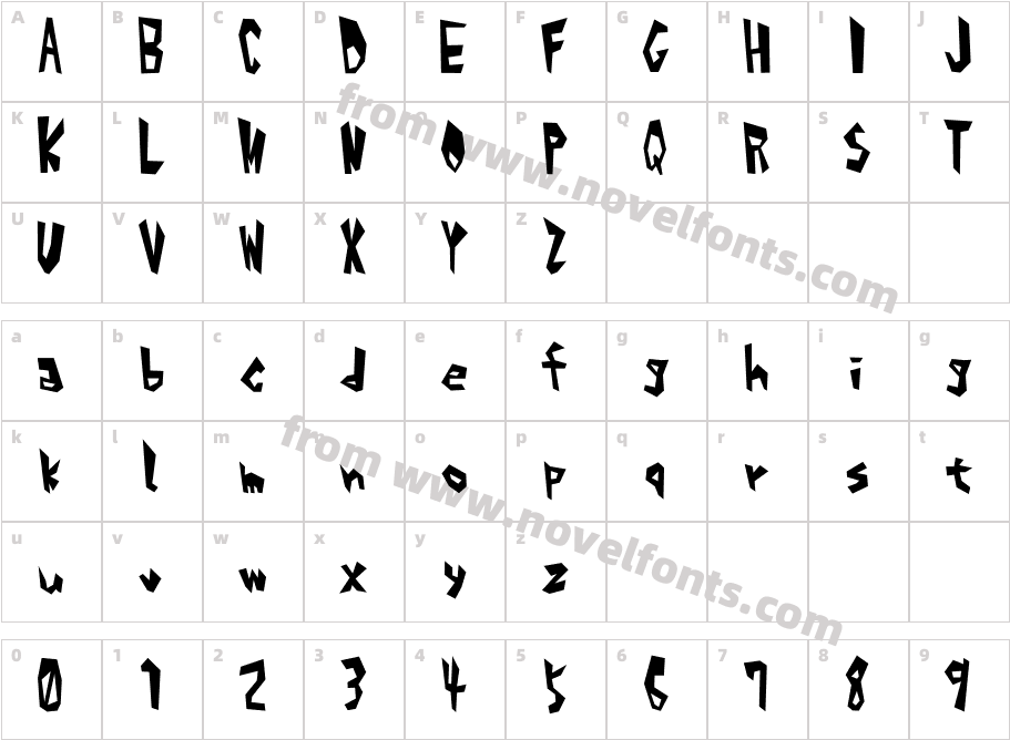 Alphabet_1Character Map