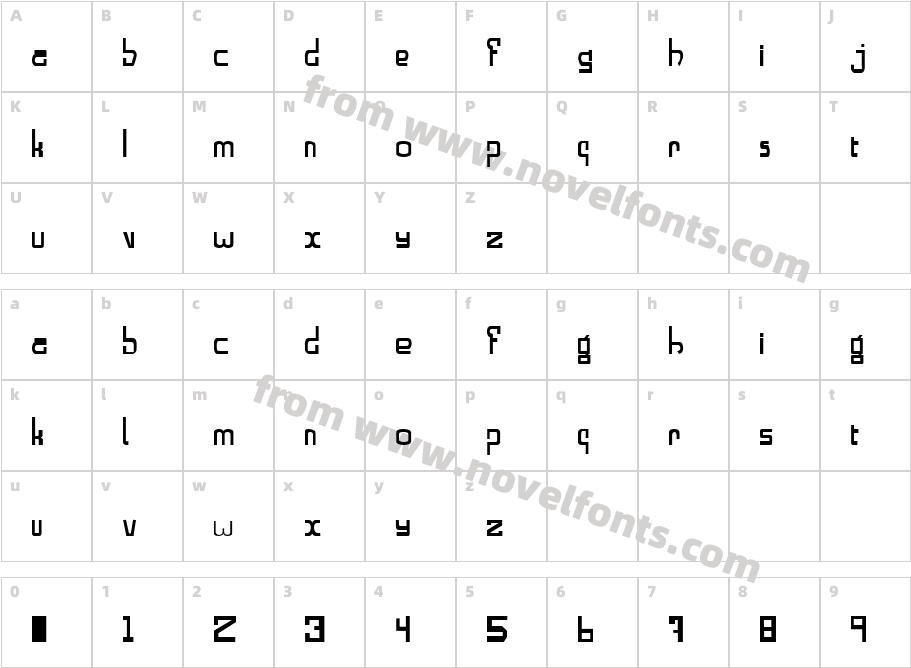 AlphabetaCharacter Map