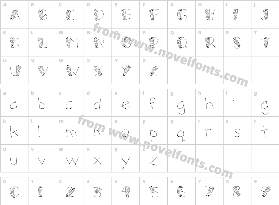 CK WranglerCharacter Map