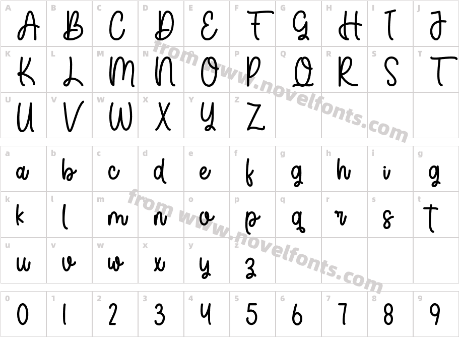 AlwaysMonolineRegularCharacter Map