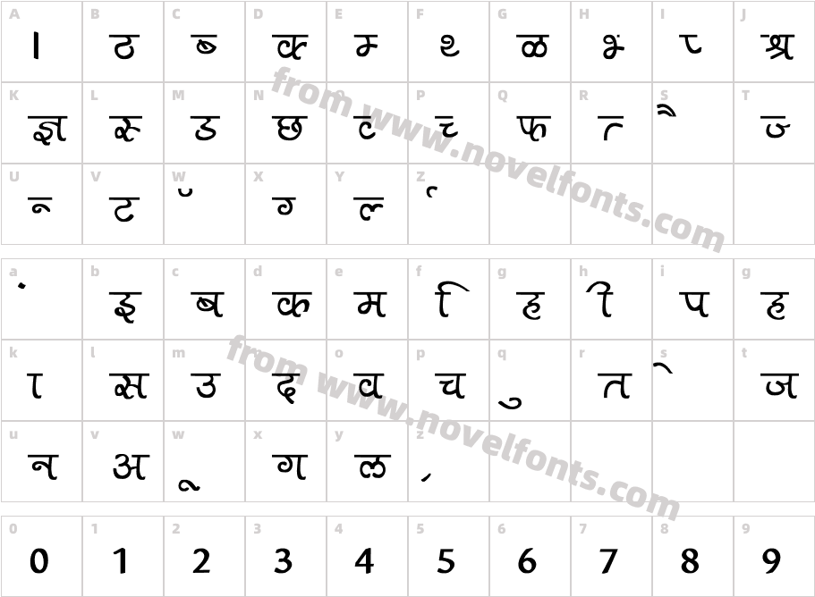 Aman BoldCharacter Map