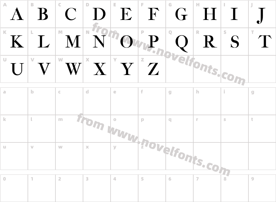 AmarfilCharacter Map