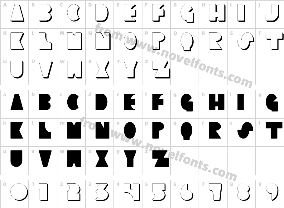 CLIMAXEDCharacter Map