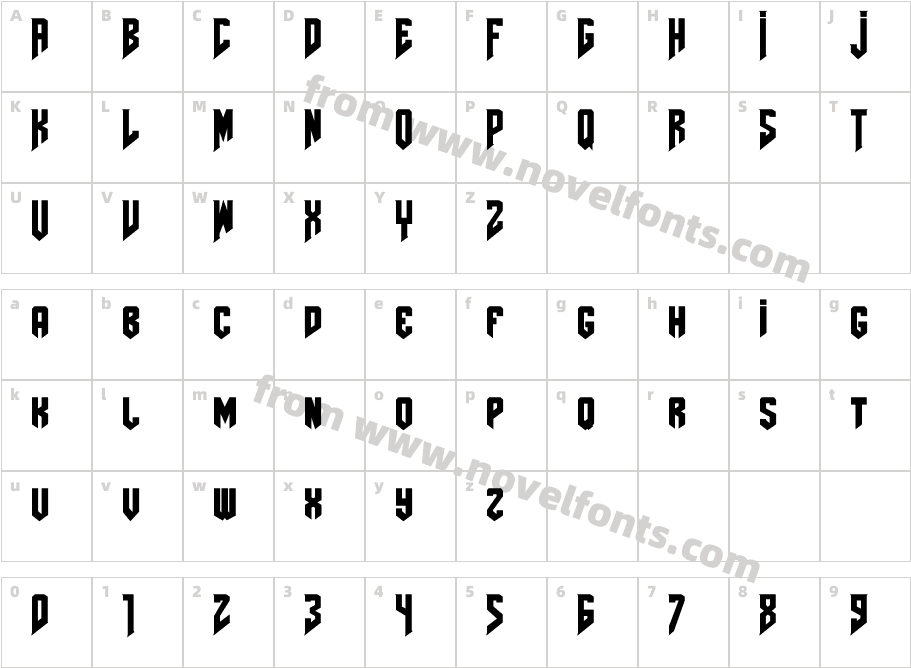 AmazDooMLeftCharacter Map