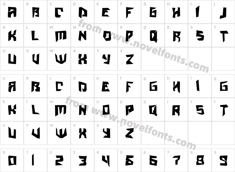 AmazObitaemOstrovCrazy!Character Map