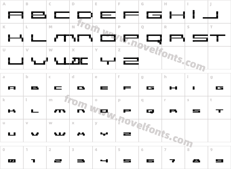 AmazXakepCharacter Map