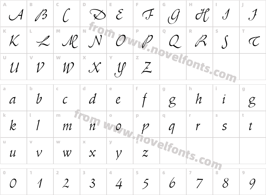 AmbienteDB NormalCharacter Map