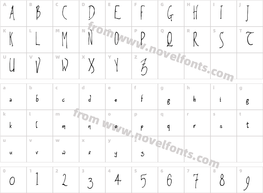 Amethyst ZucchiniCharacter Map