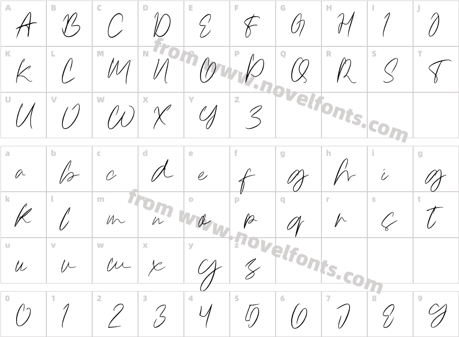 AmettasignatureCharacter Map