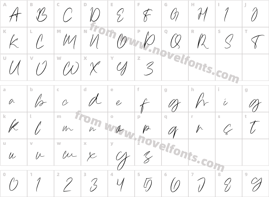 AmettasignatureCharacter Map