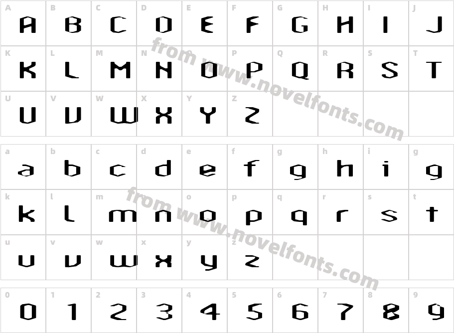 Amosis TechnikCharacter Map